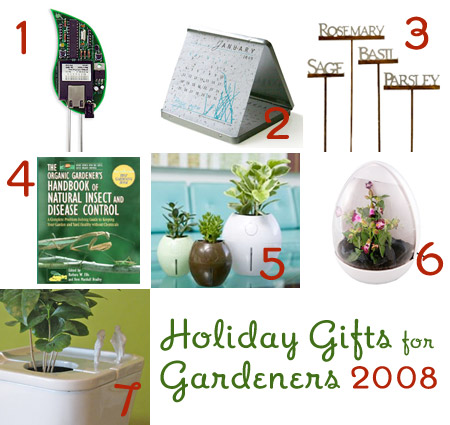 Holiday Gifts for Gardeners 2008