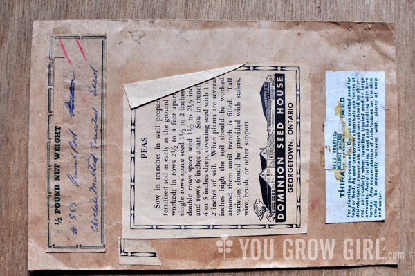 Dominion Seed Vintage Seed Package