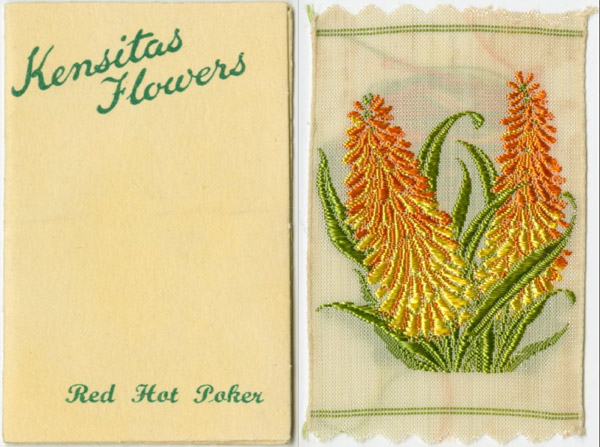 Kensitas Silk Flowers Botanical Vintage Cigarette Cards