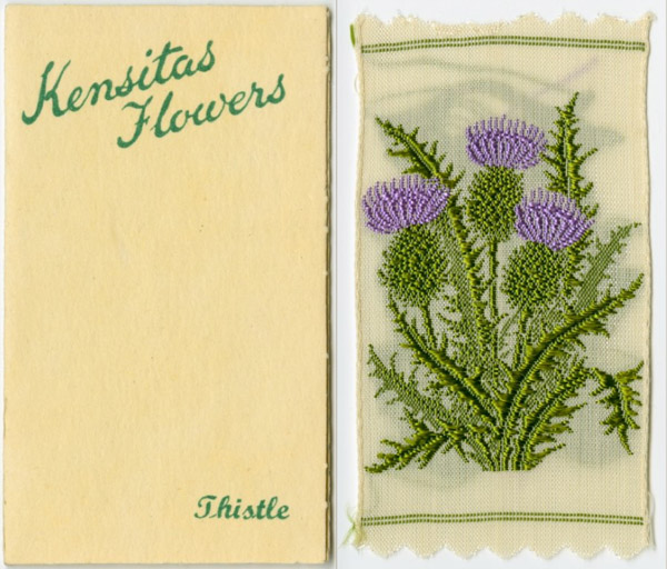 Kensitas Silk Flowers Botanical Vintage Cigarette Cards