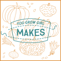 You Grow Girl Makes - Winter Squash Worth Growing Embroidery Project