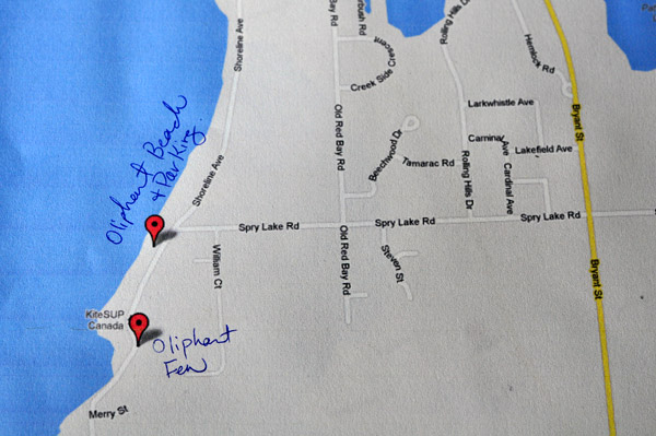 Oliphant Wetland Map