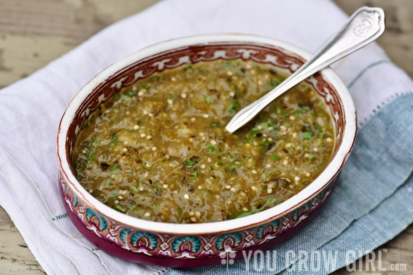 Oven Roasted Salsa Verde Tomatillo Sauce