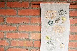 You Grow Girl Makes - Winter Squash Worth Growing Embroidery Project